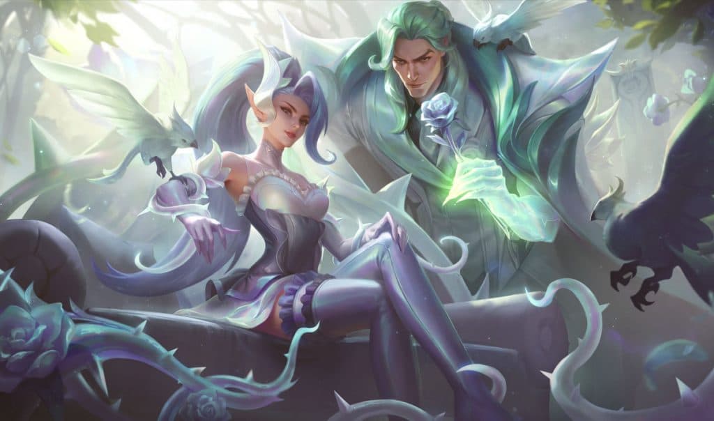 Swain and Zyra are getting new "Crystal Rose" skins in patch 11.3.
