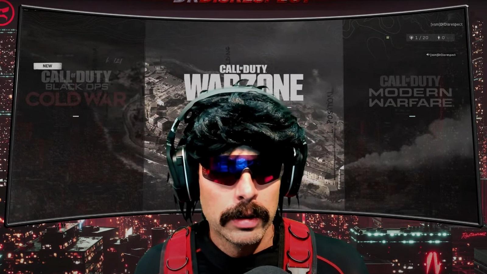 Dr Disrespect YouTube Call of Duty Warzone