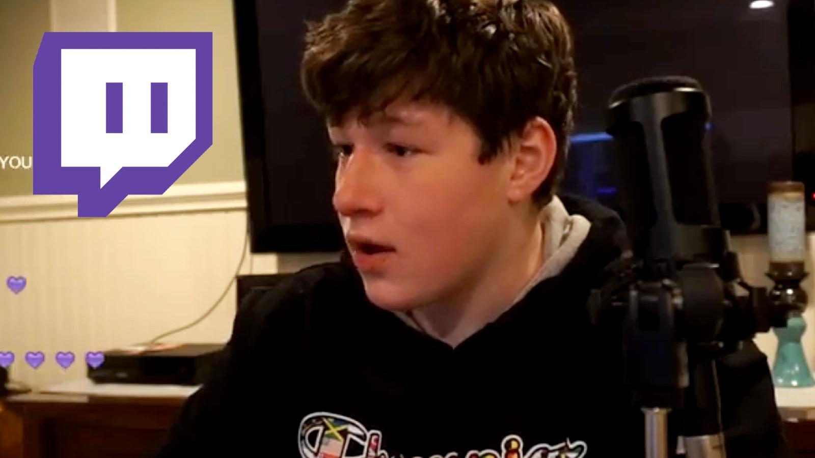 Twitch stream Nathan streams next to the Twitch logo