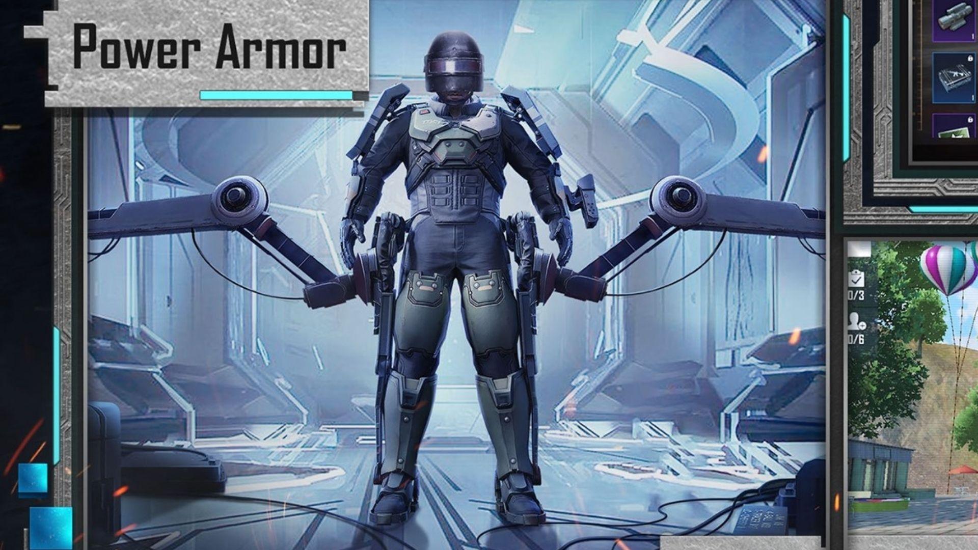 PUBG Mobile Power Armor suit