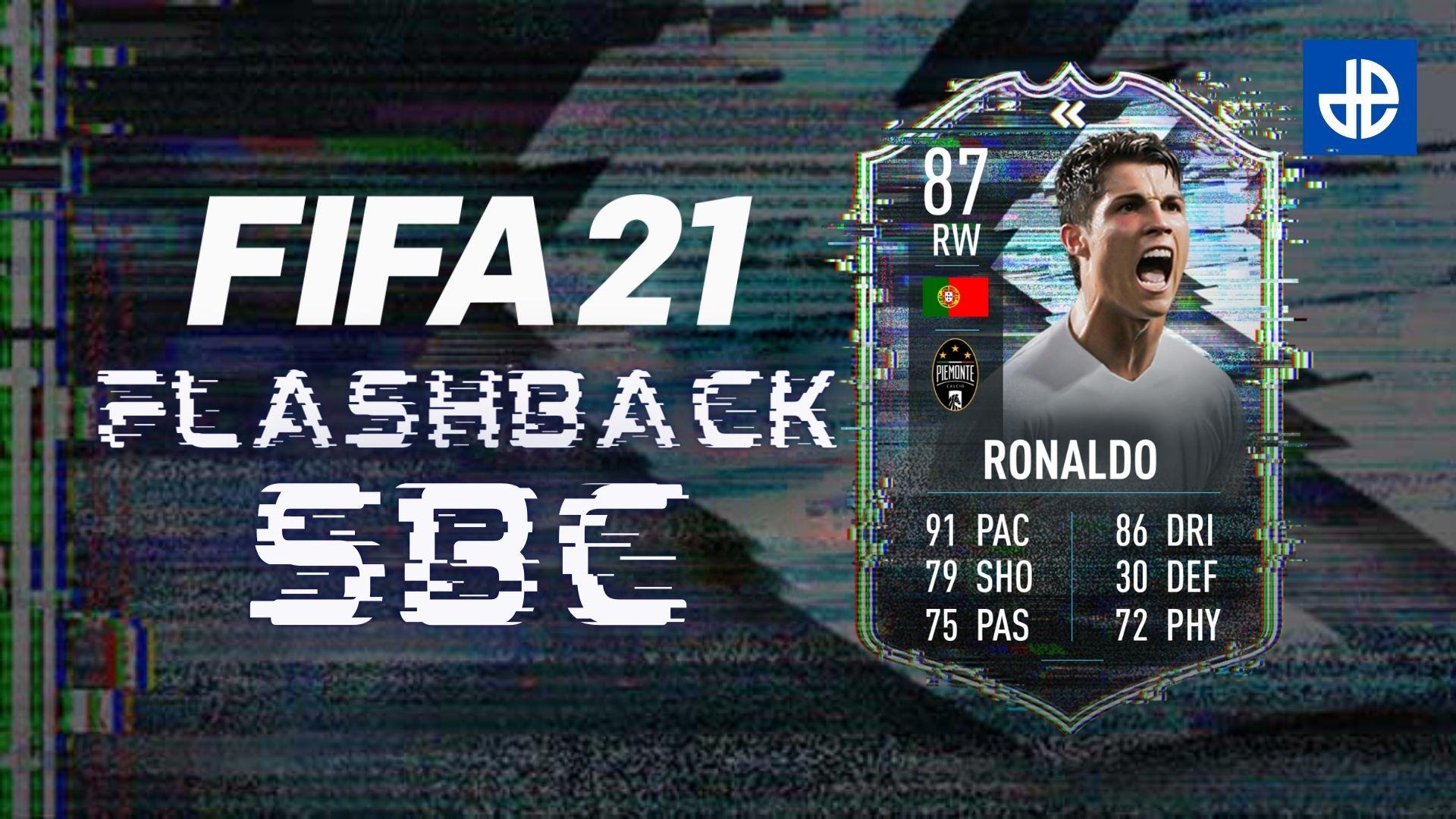 Cristiano Ronaldo Flashback SBC card