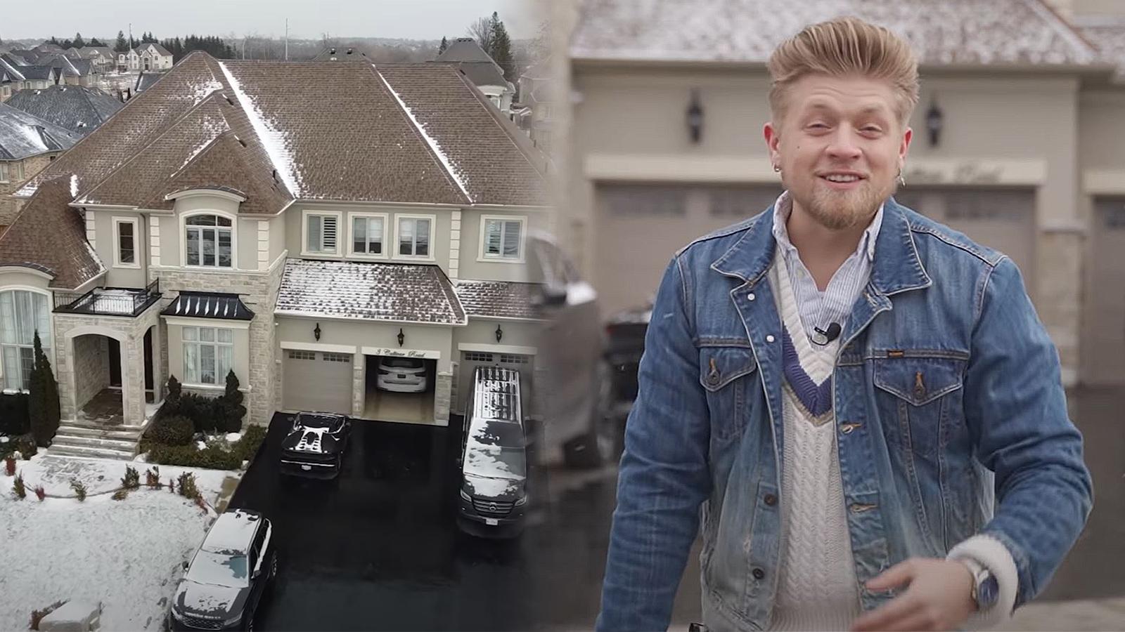 TikToker Aaron Vankampen goes viral for millionaire mansion videos