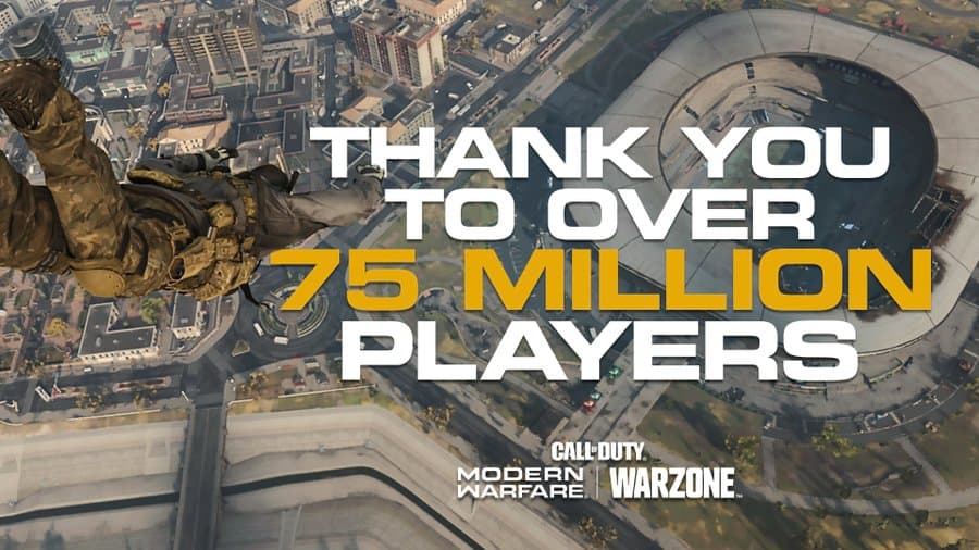 Warzone 75 million players