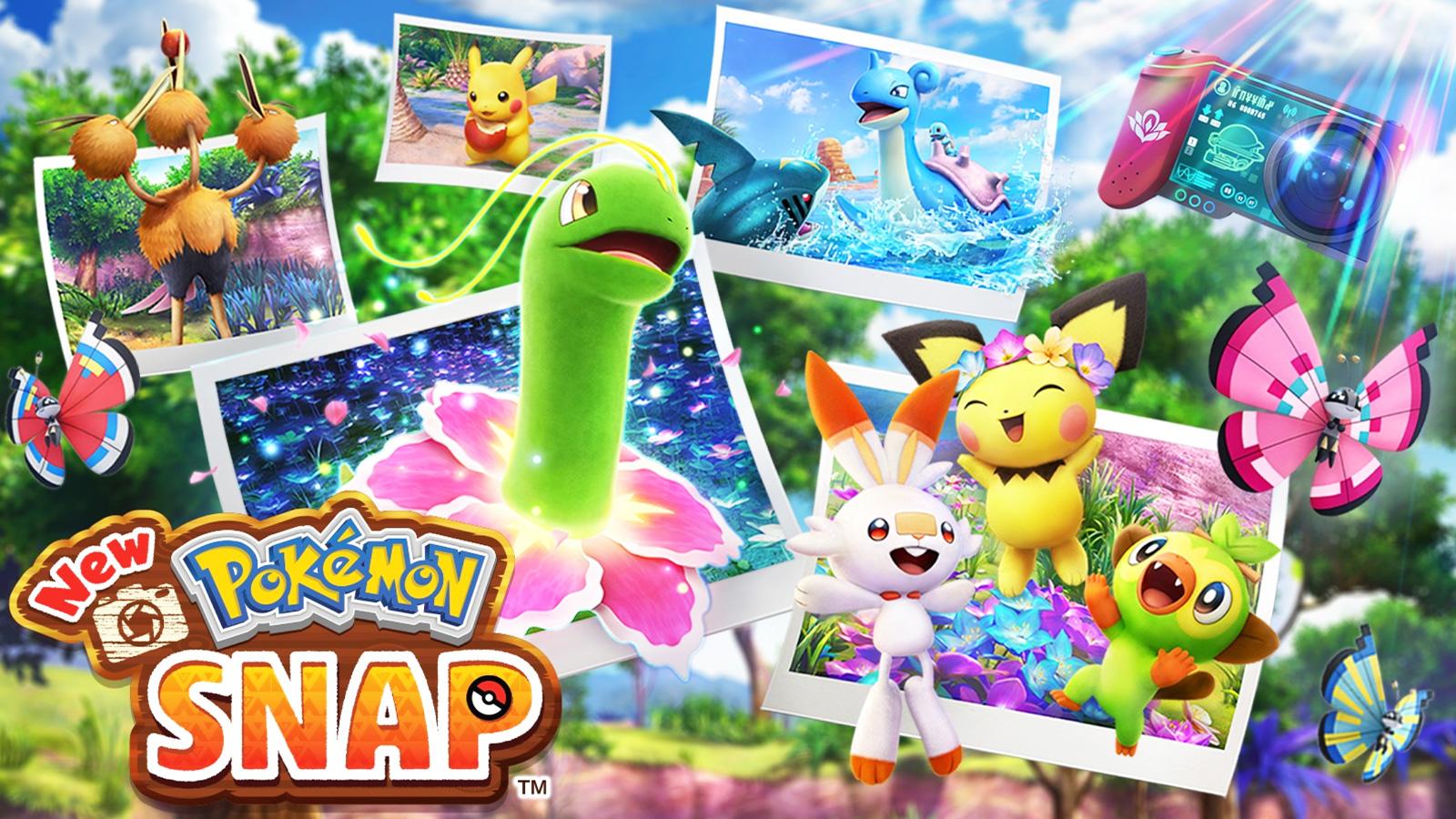 Screenshot of New Pokemon snap promotional.