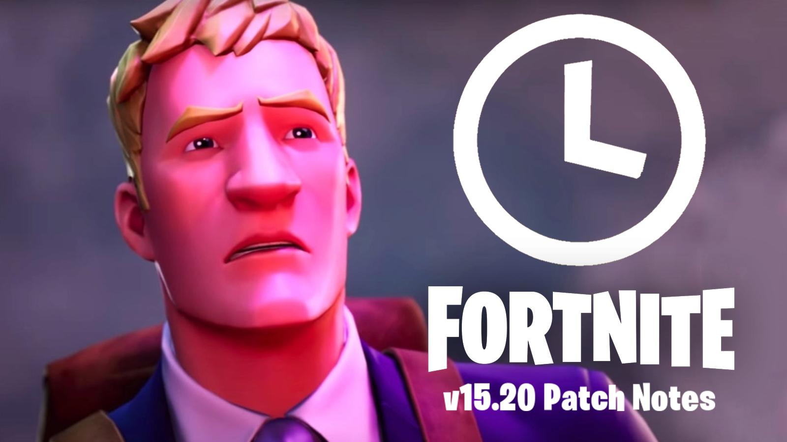 Fortnite patch 15.20 update Jonesy stares at Zero Point.