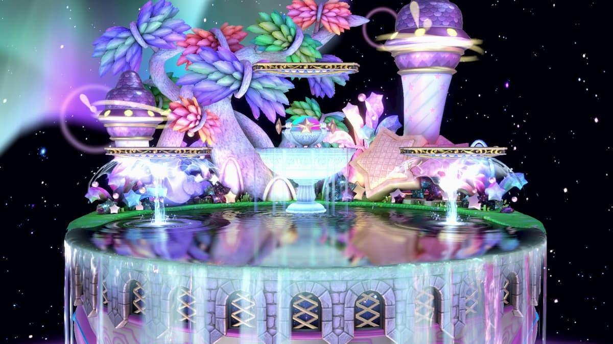 Fountain of Dreams stage in Smash