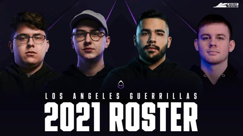 la guerrillas 2021 cdl roster