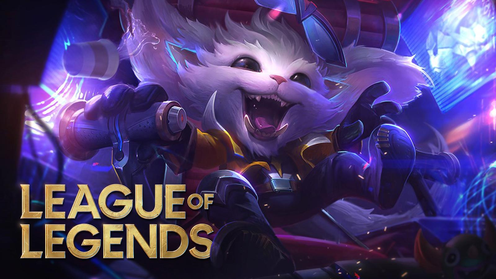 Super Galaxy Gnar yelling above League of Legends patch 11.1.