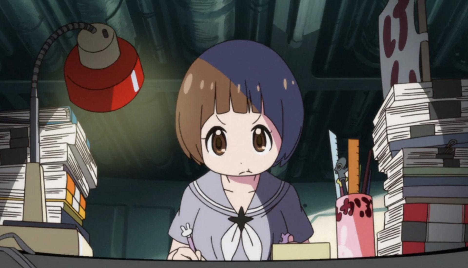 Screenshot of Mako from Kill La Kill anime.