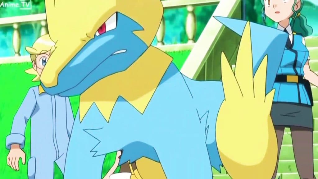 Manectric, one of the Electric-type Pokemon in the series.
