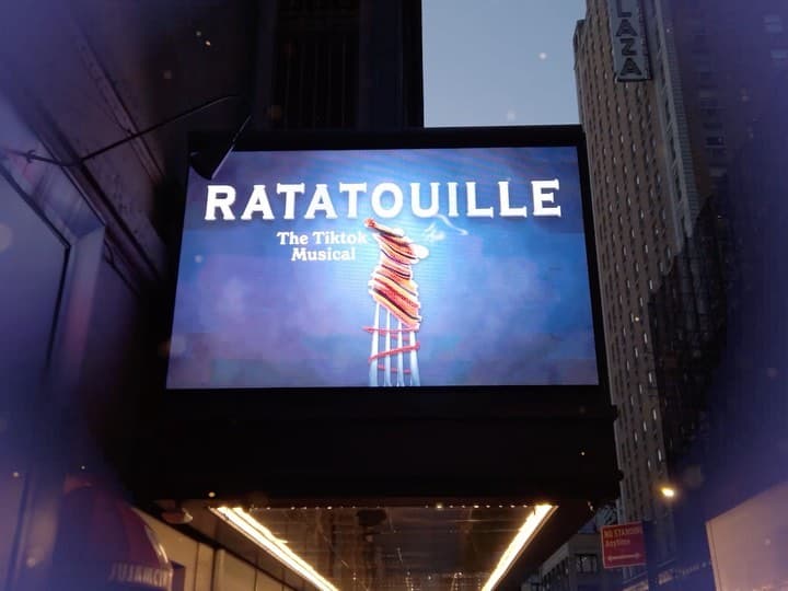 Ratatouille musical poster