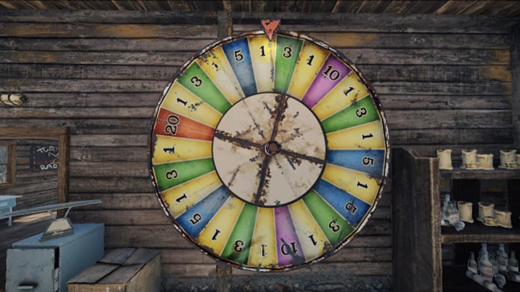 Wheel of Fortune from Rust's casino