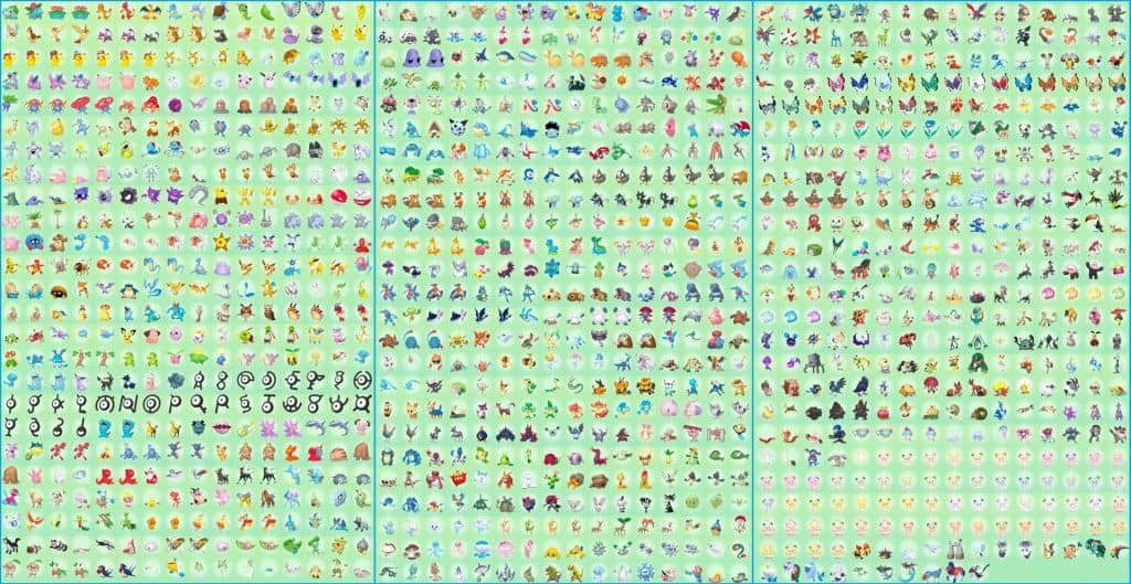 Dedicated Pokemon trainer 'catches them all' with insane level 100 living  Pokedex - Dexerto