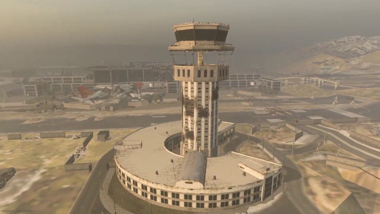 Warzone airport tower camper