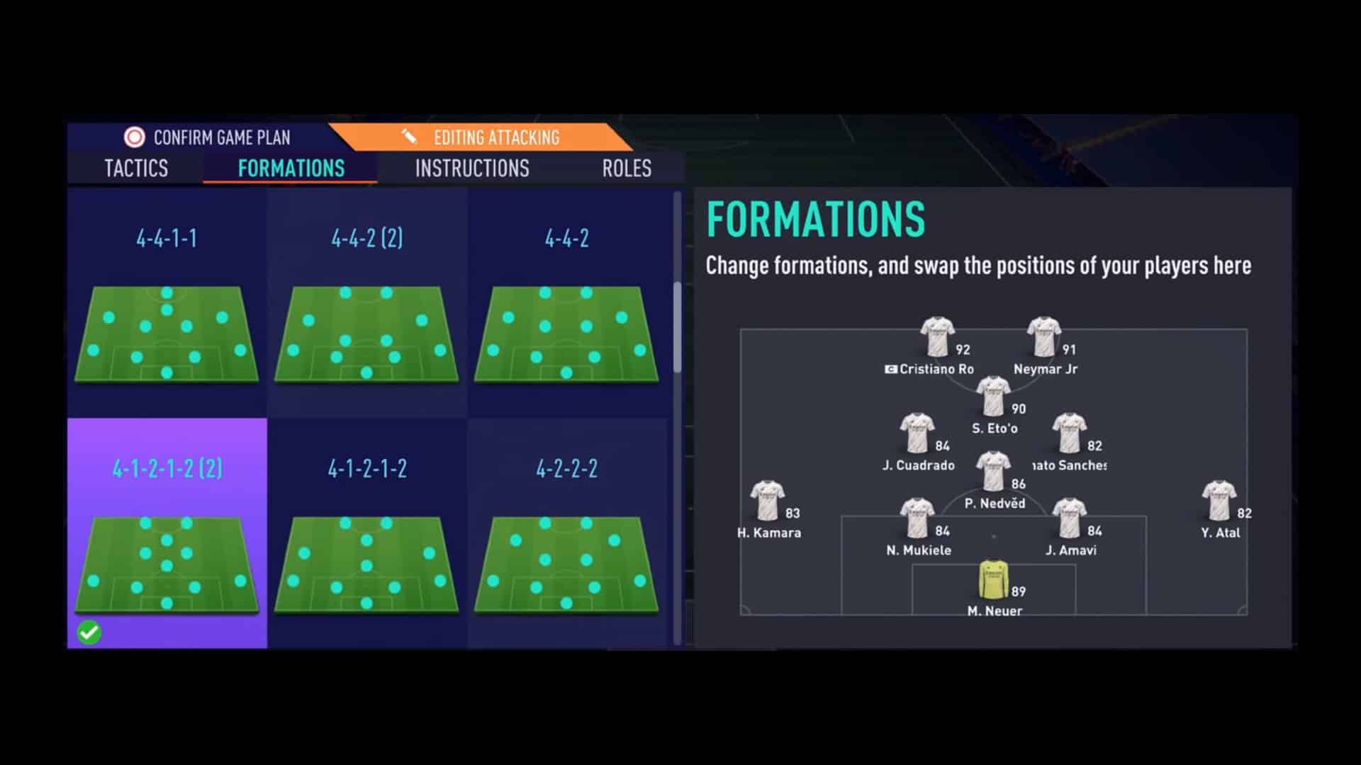 FIFA 21 custom tactics 