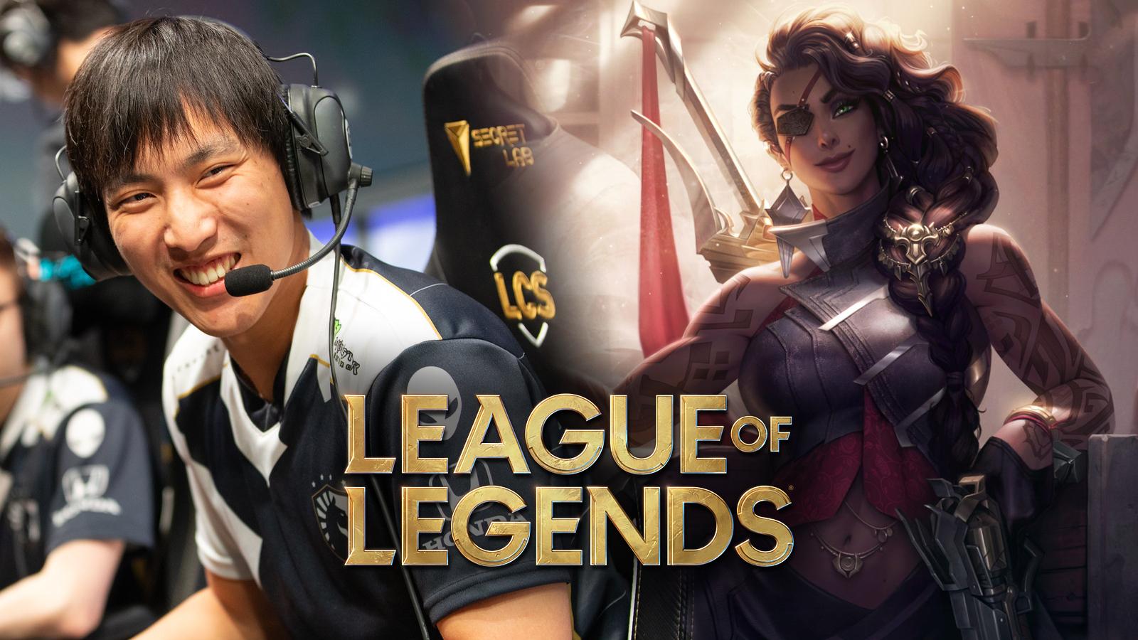 Doublelift and Samira in League of Legends
