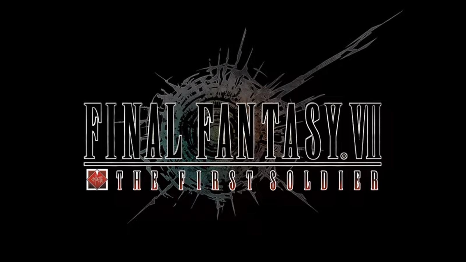 final fantasy VII 7 the first soldier