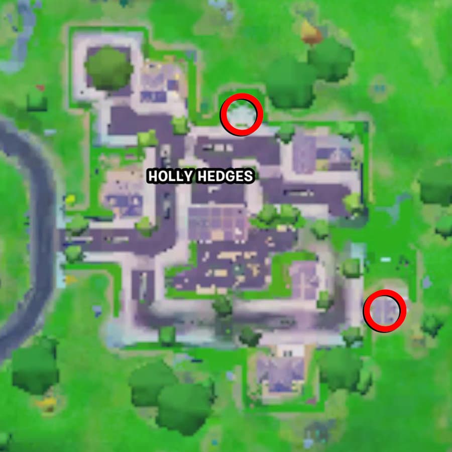 Fortnite Holly Hedges chocolate box locations