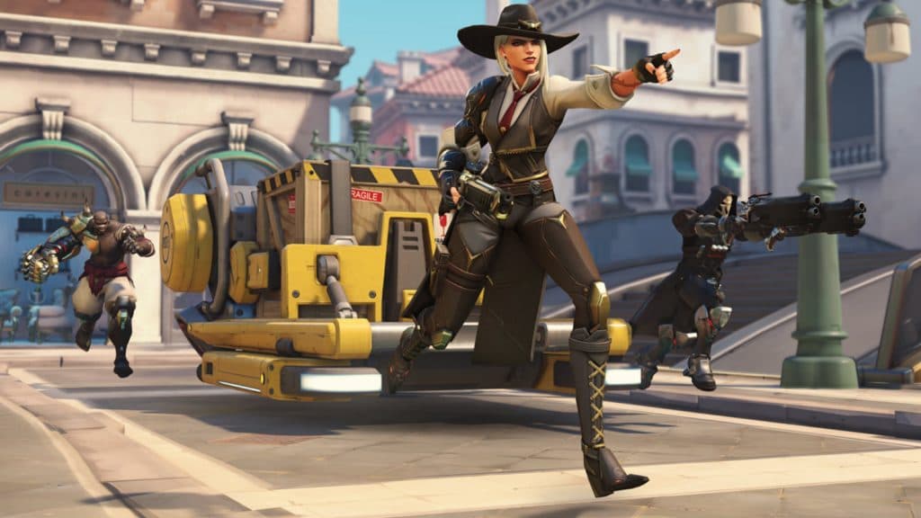 Ashe escorts the payload