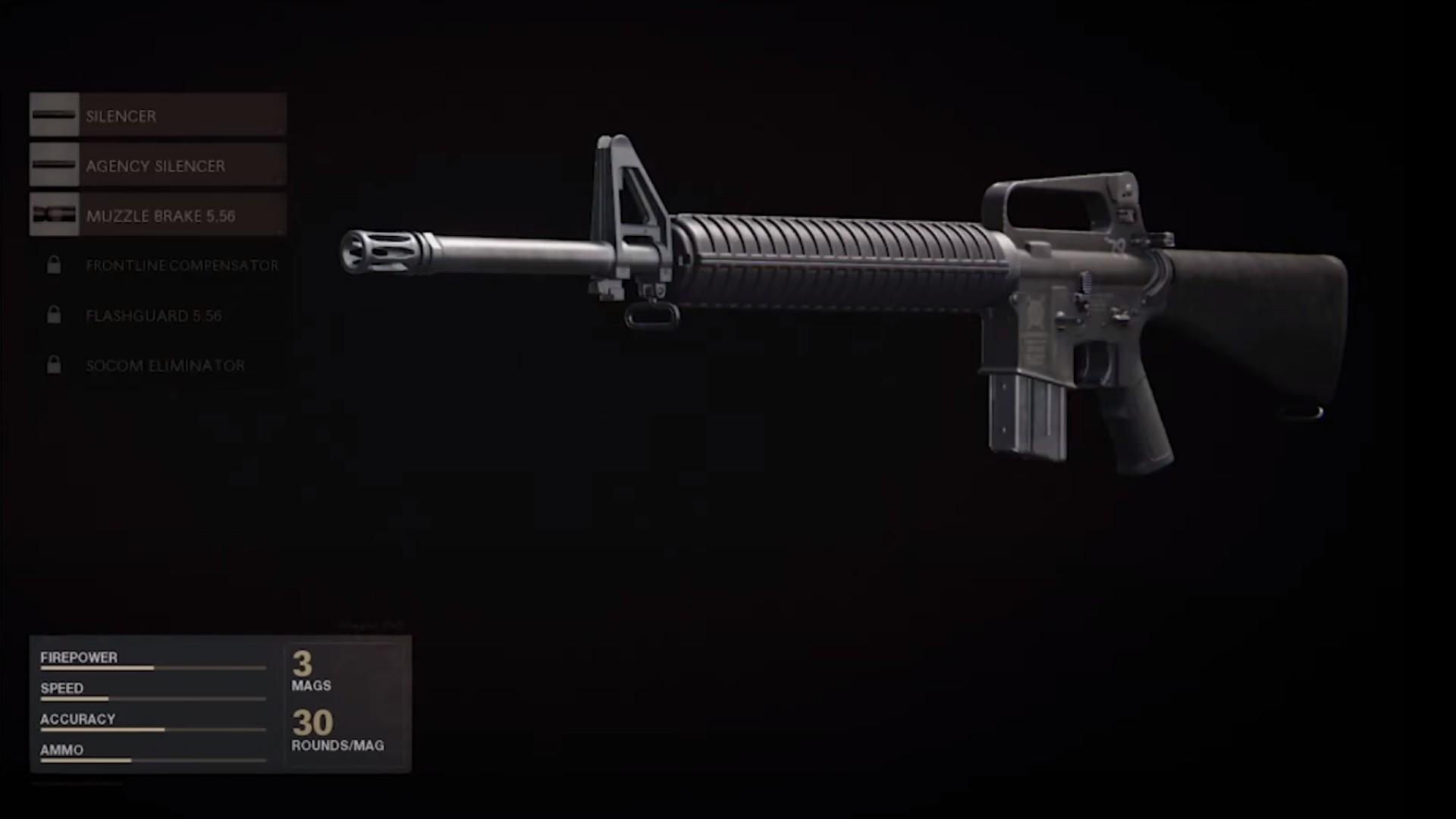 the M16 in Black Ops Cold War