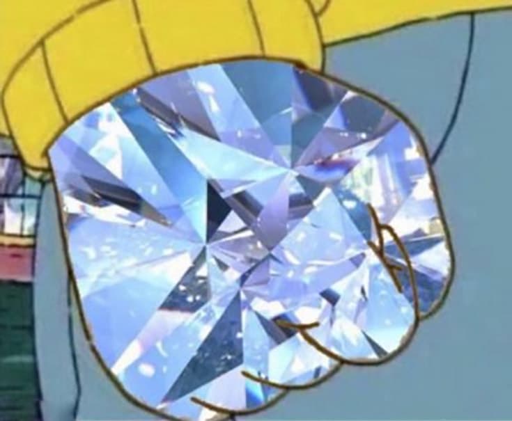 diamond hand arthur fist meme
