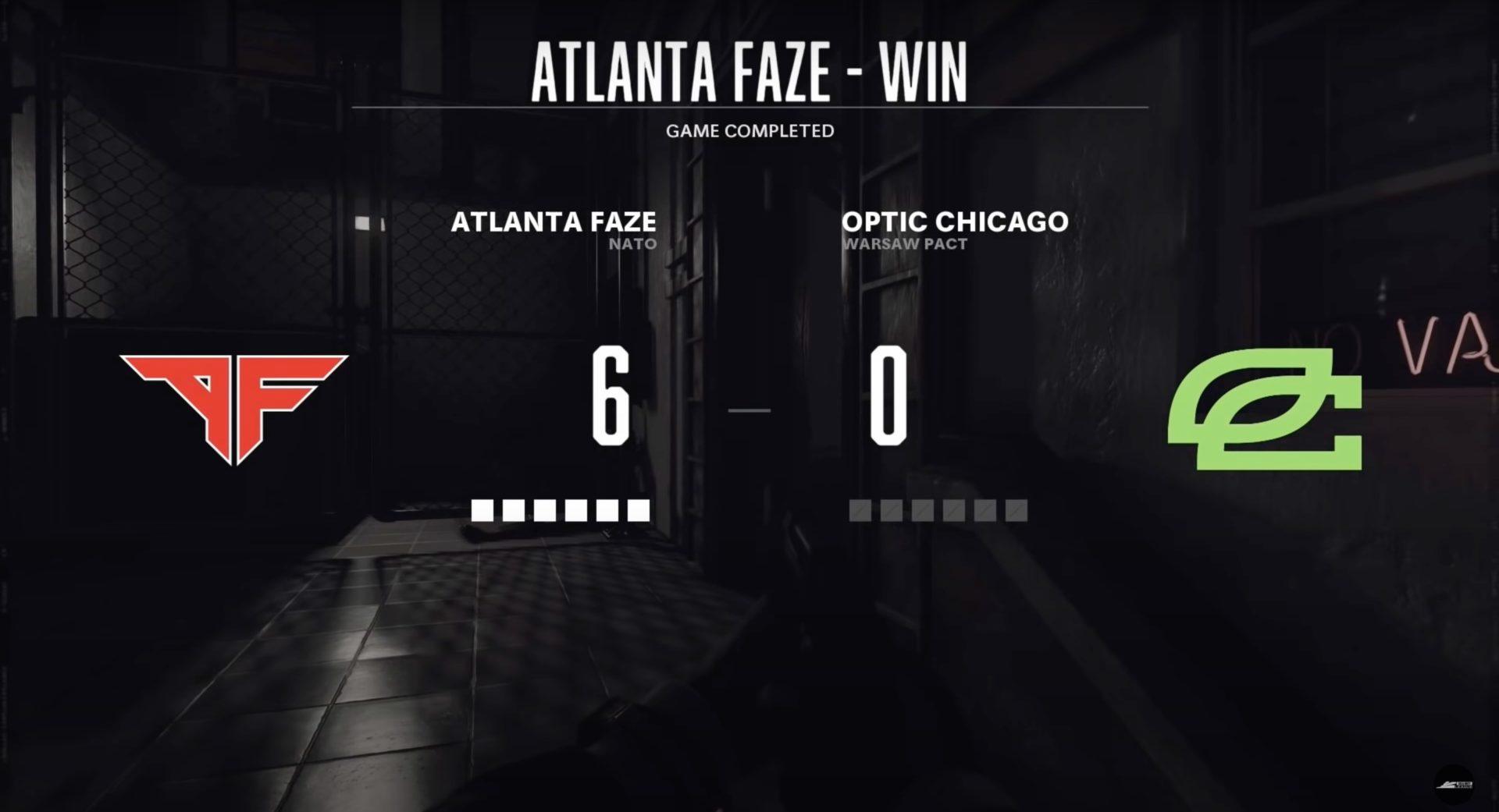 Atlanta FaZe beat OpTic Chicago 6-0 on Miami Search and Destroy