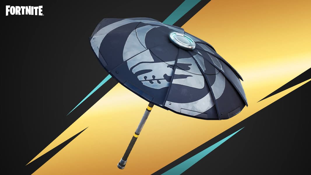 Mando Bounty umbrella from Fortnite
