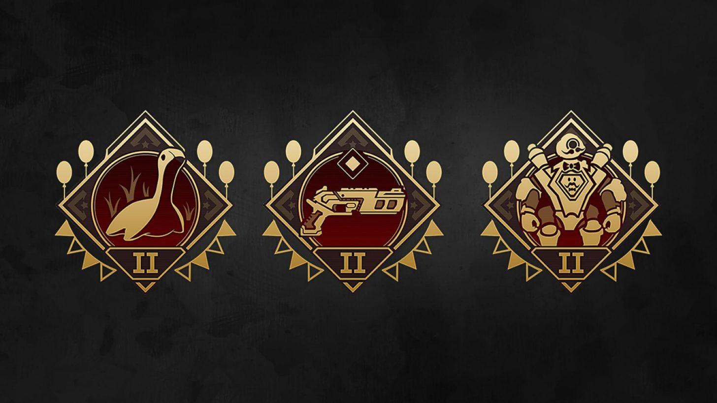 Anniversary collection event badges