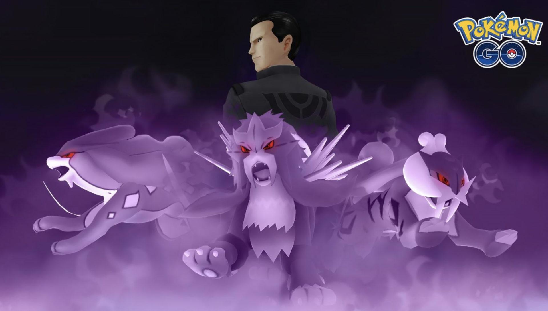 Screenshot of Giovanni with Shadow Pokemon in Pokemon Go.