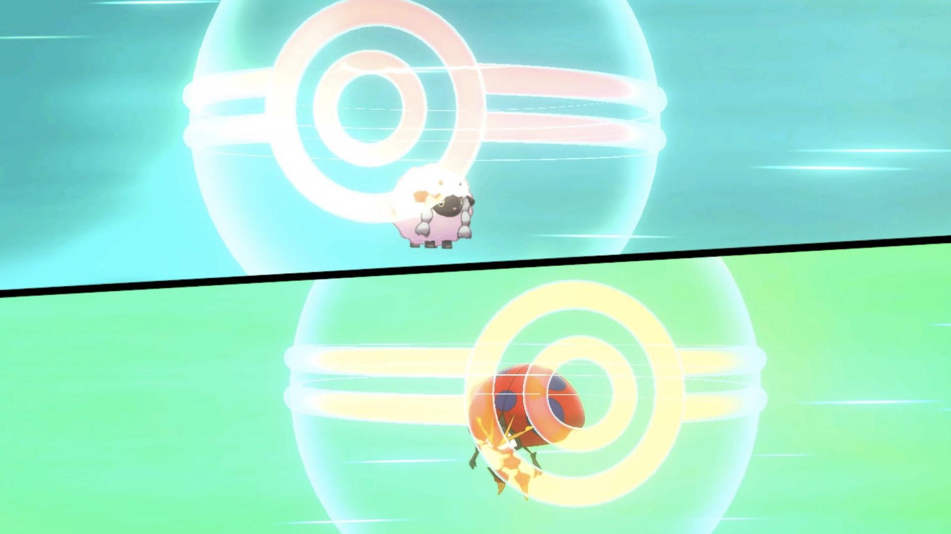 Screenshot of Pokemon Sword & Shield trade screen.