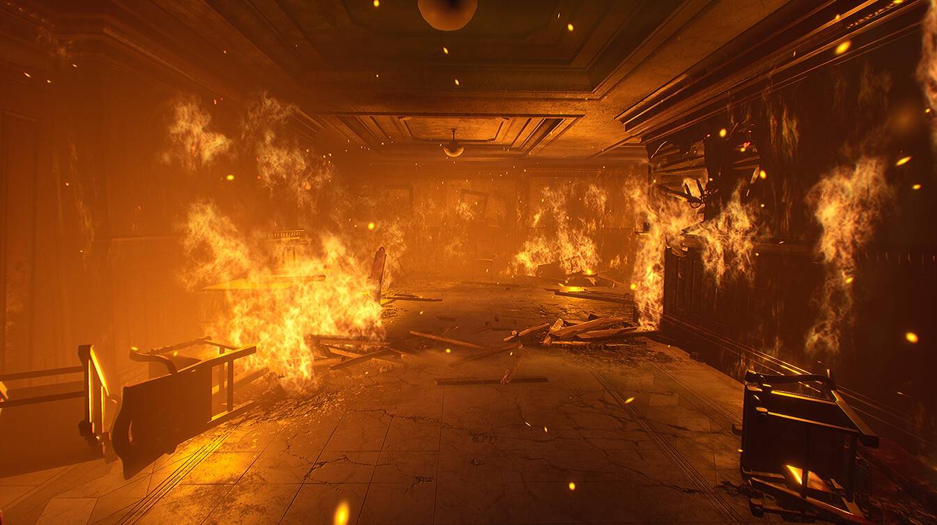 Building on fire in Vampire The Masquerade Bloodlines 2