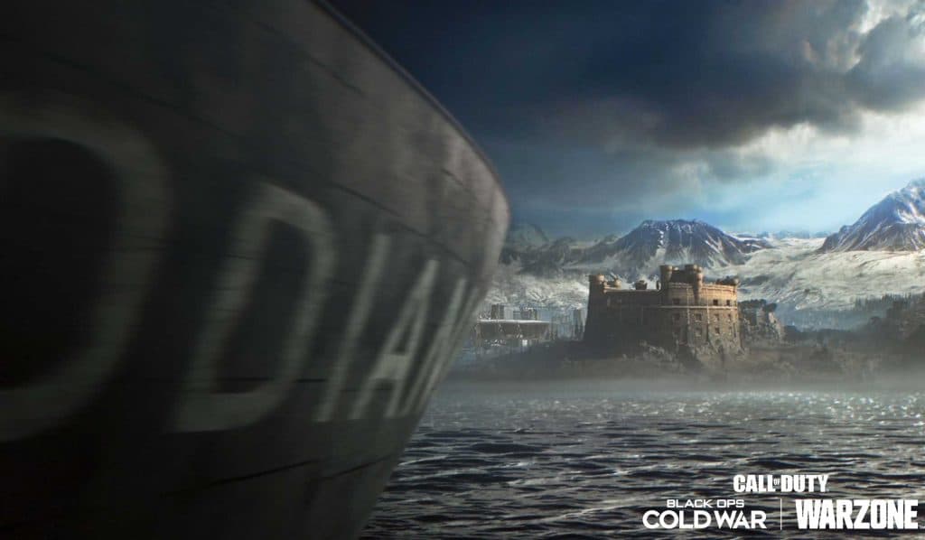 Tanker ship POI in Warzone Season 2.