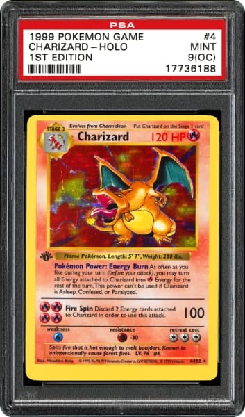 Charizard Pokemon Trading Card Game PSA 10
