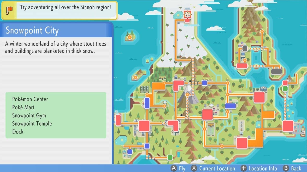Pokemon Brilliant Diamond & Shining Pearl Regigigas Map location