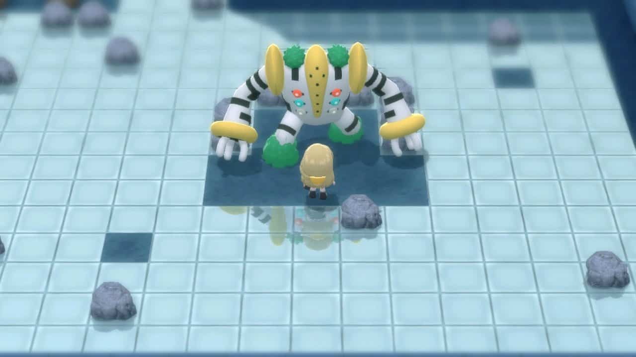 Pokemon Brilliant Diamond & Shining Pearl Regigigas Spawn screenshot