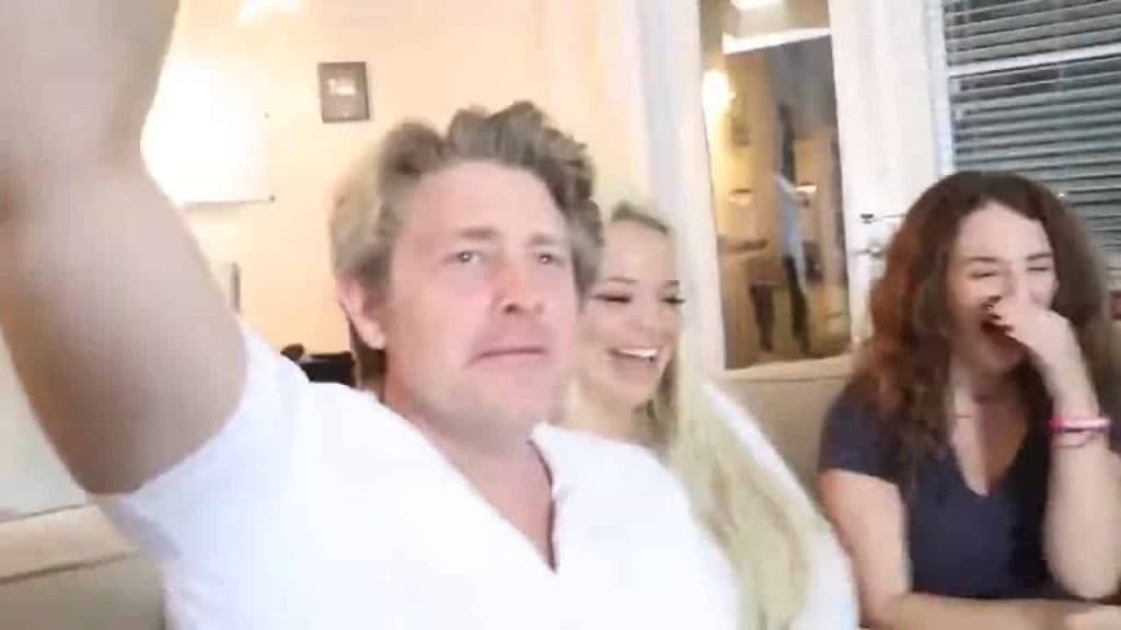 Jason Nash and Trish Payatas (pictured), Todd Smith, and more appear in the now-deleted Vlog Squad upload.