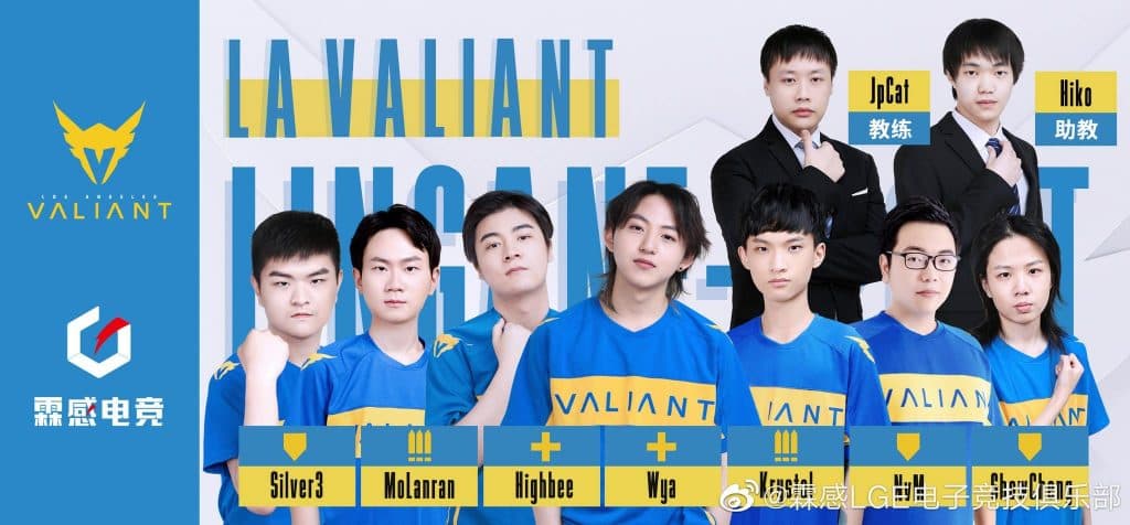LA Valiant 2021 OWL roster