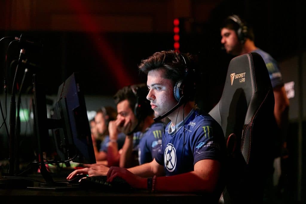 Ethan playing CS:GO for Evil Geniuses