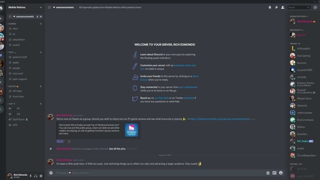 Discord has become the go-to voice chat app for gamers in the past few years.