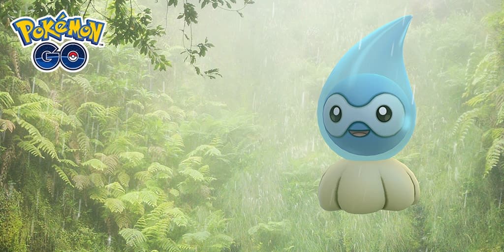 Screenshot of Castform Pokemon Go Weather Week art.
