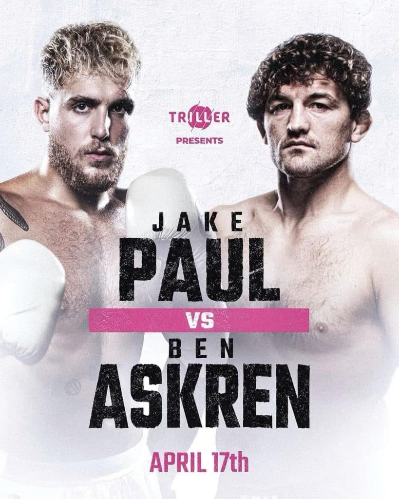 Ben Askren vs Jake Paul poster