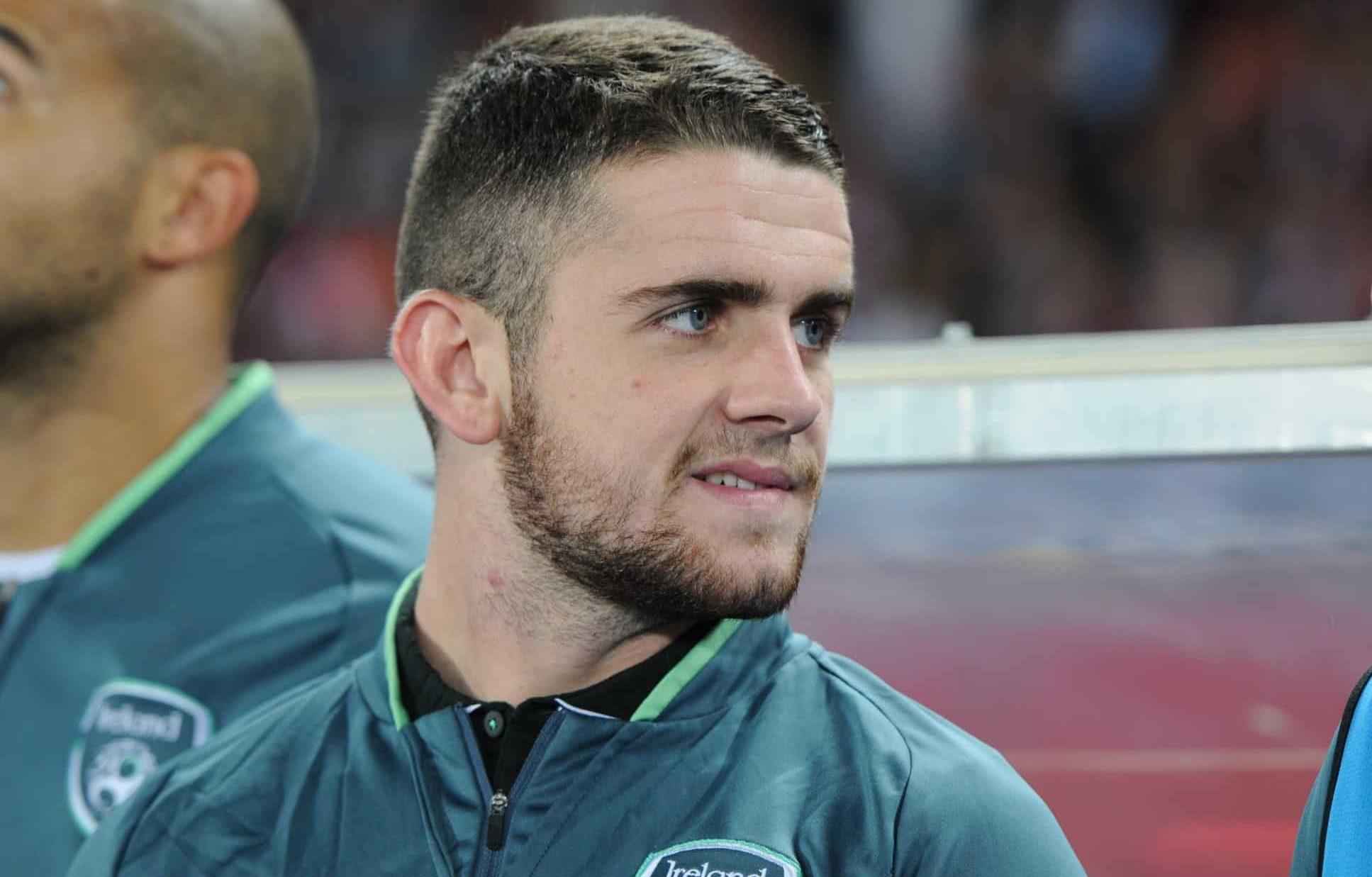 Robbie Brady at World Cup qualifiers in 2014