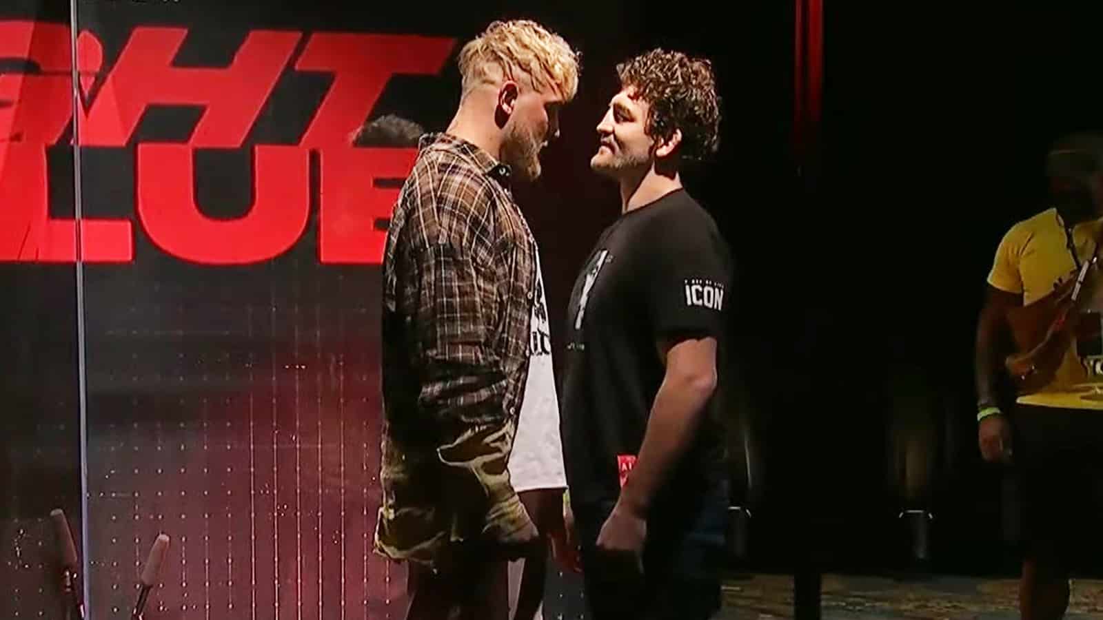Jake Paul faces off with Ben Askren press confrence