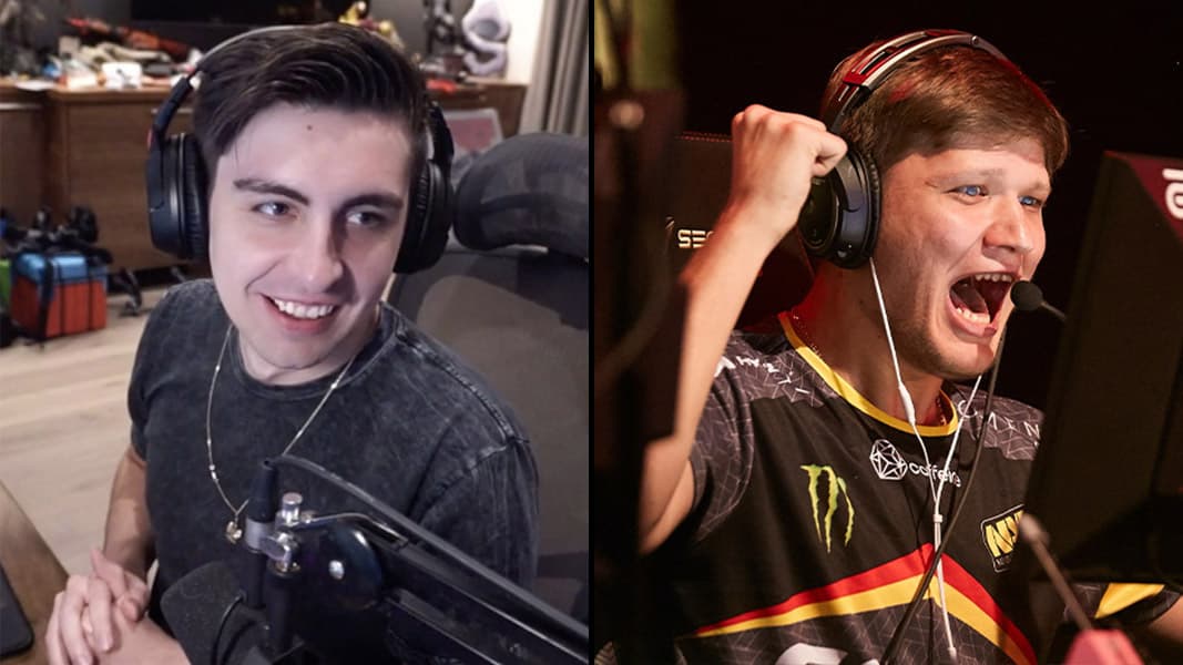 Shroud and s1mple side-by-side