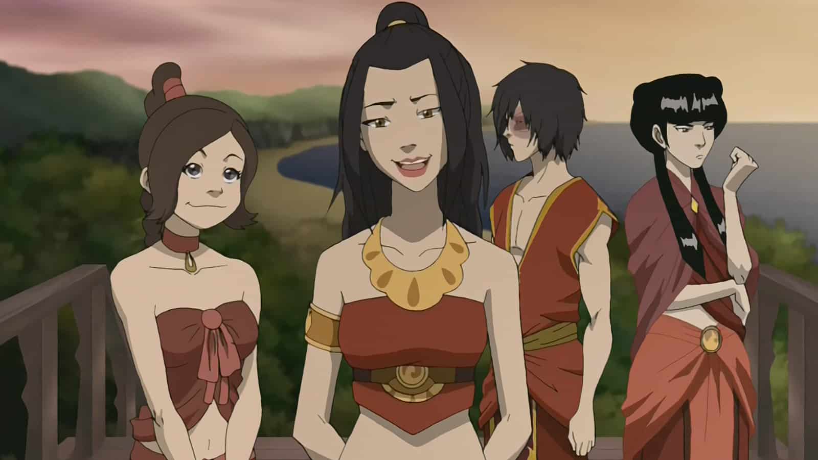 Screenshot of Azula in Avatar: The Last Airbender