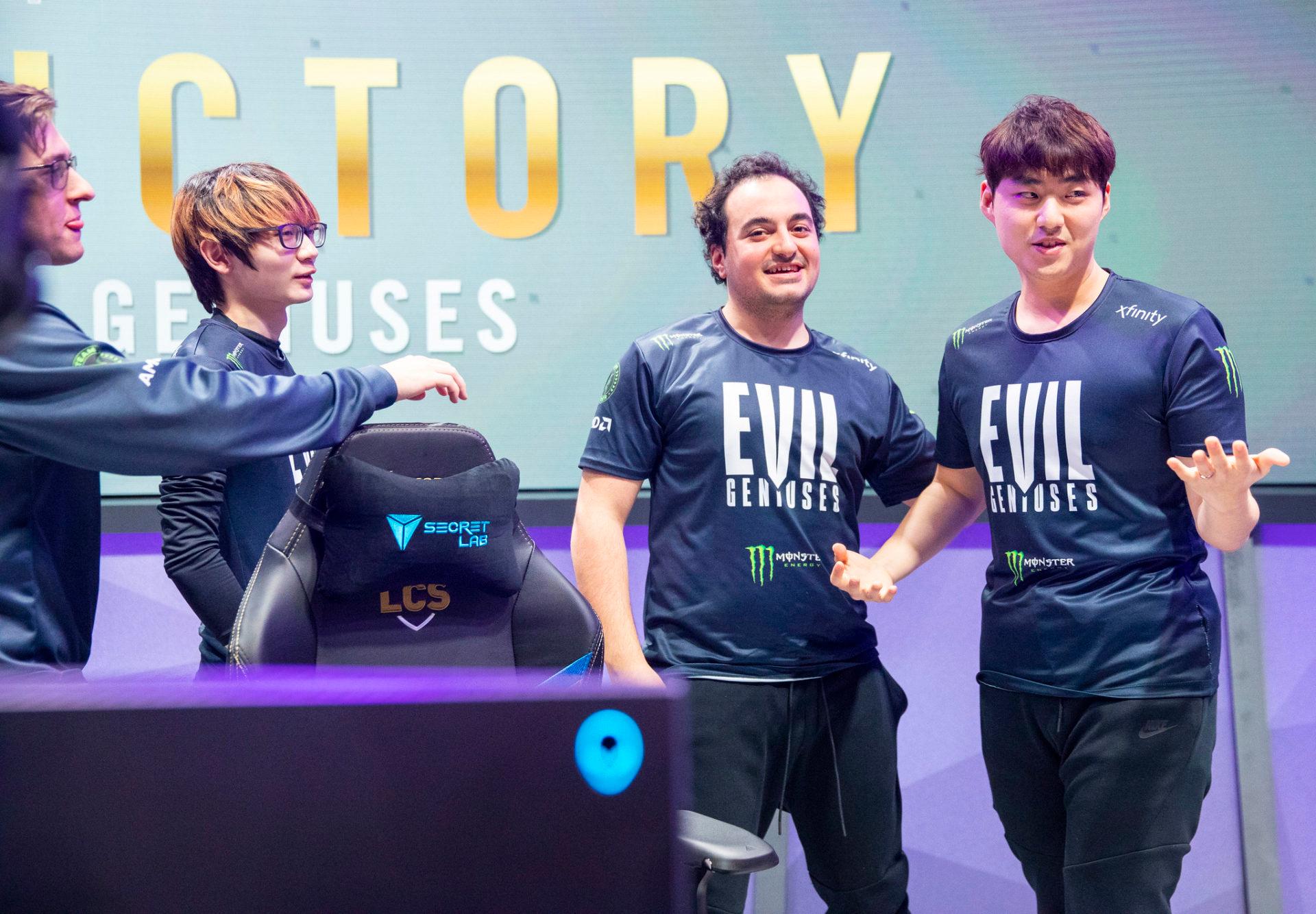 Jiizuke with Evil Geniuses LCS 2020 roster