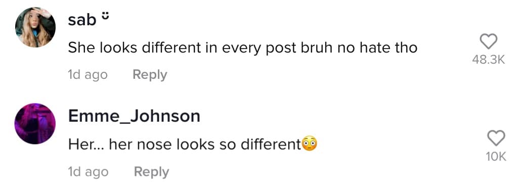 People comment on a viral TikTok about Khloe Kardashian