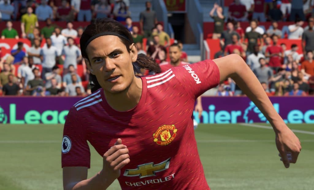 United striker Edison Cavani may be included just to celebrate his late FIFA 21 arrival.
