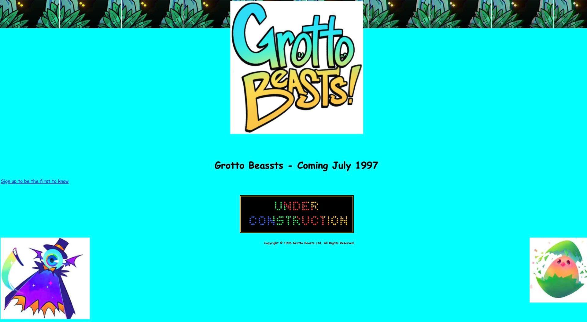 grotto beasts website
