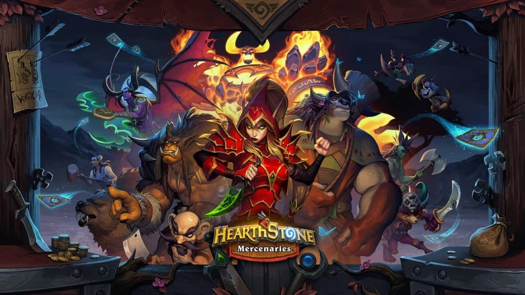 Hearthstone is trying out a rogue-like game mode with "Mercenaries" this year.